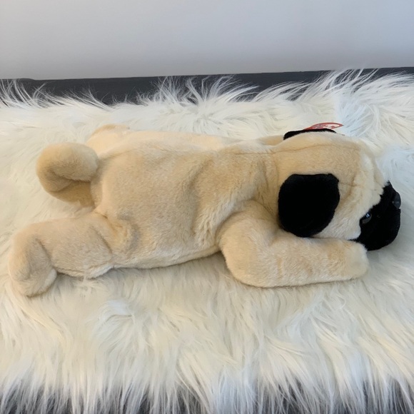 Ty (24) Cream and Black Plush Pug “Pugsly” - Picture 9 of 10